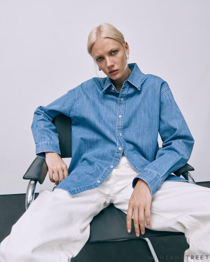 Denim shirt