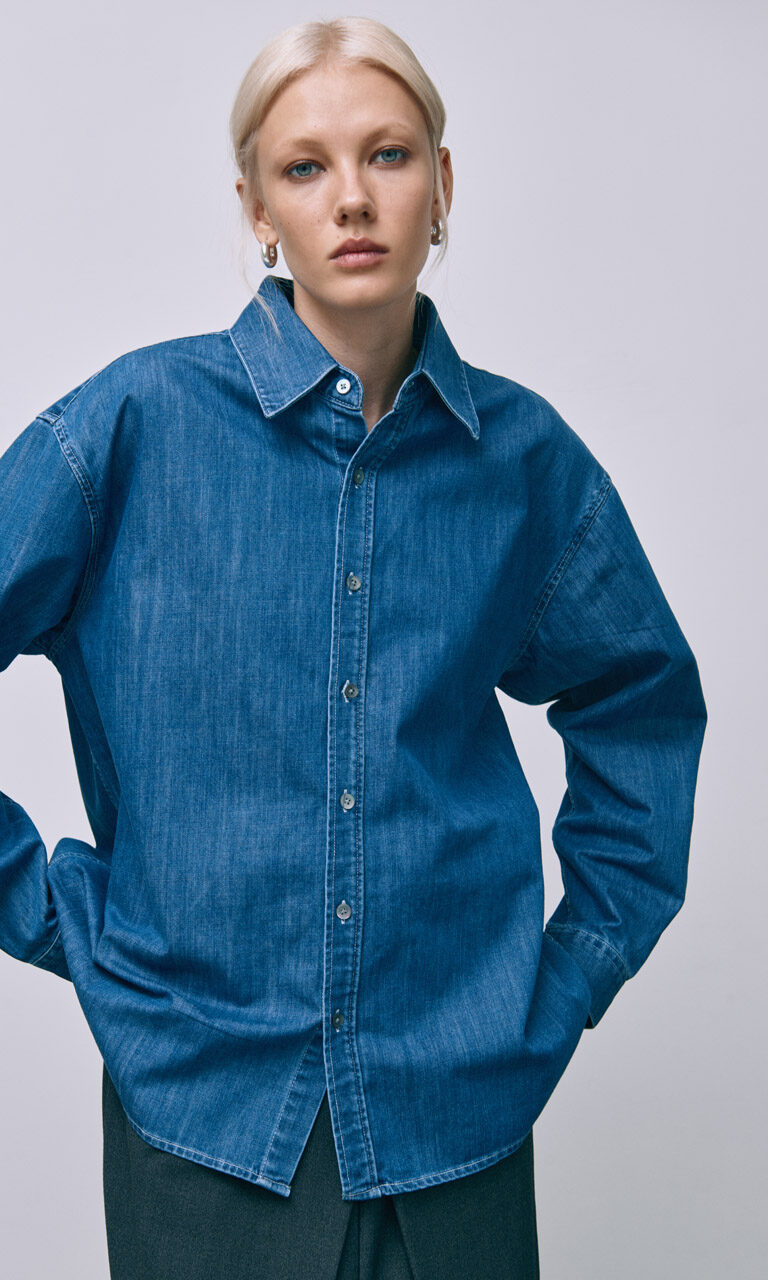 Denim shirt