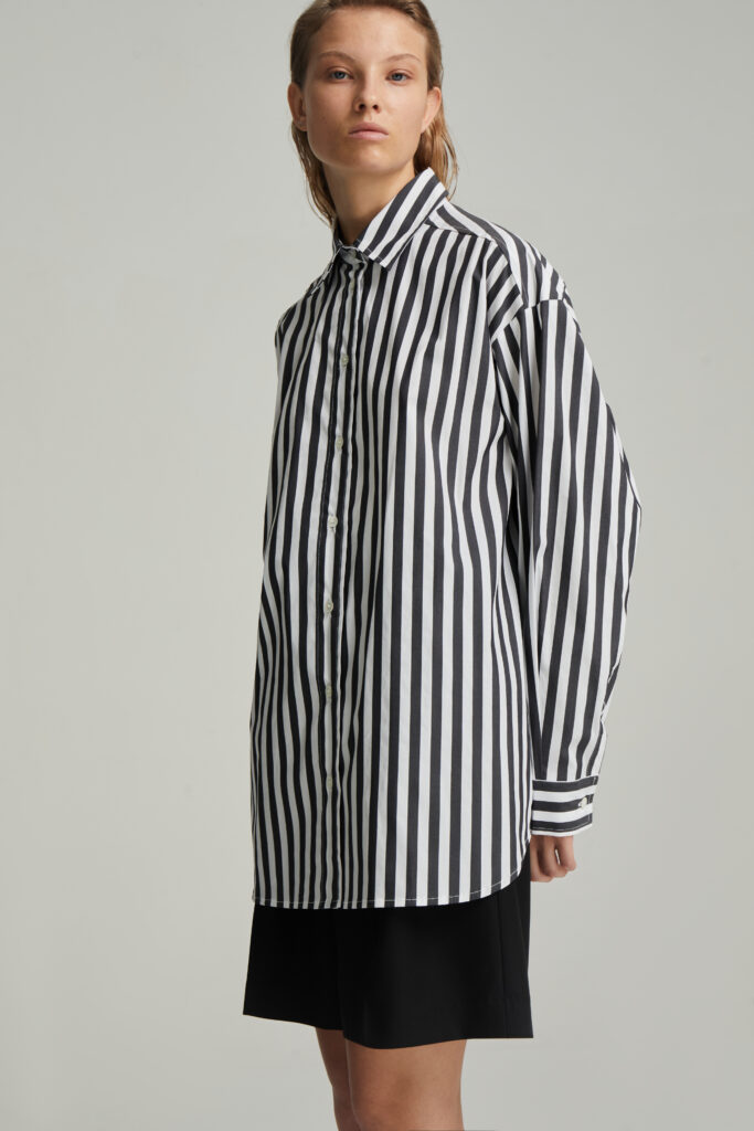 Striped cotton shirt
