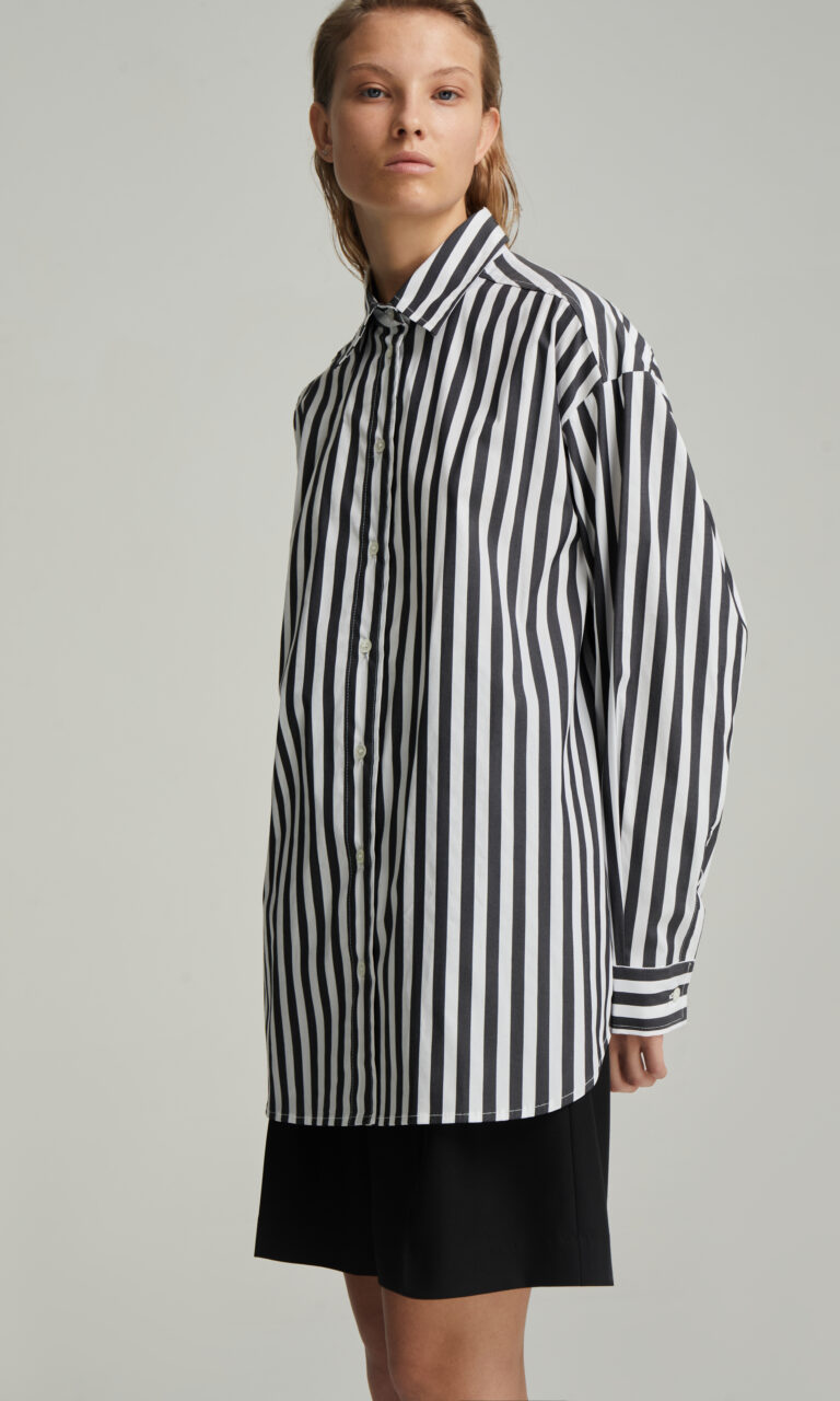 Striped cotton shirt