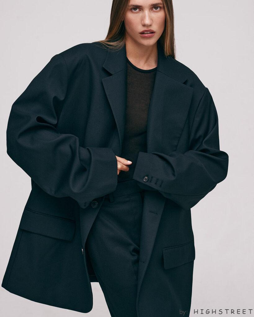 Super oversized wool jacket