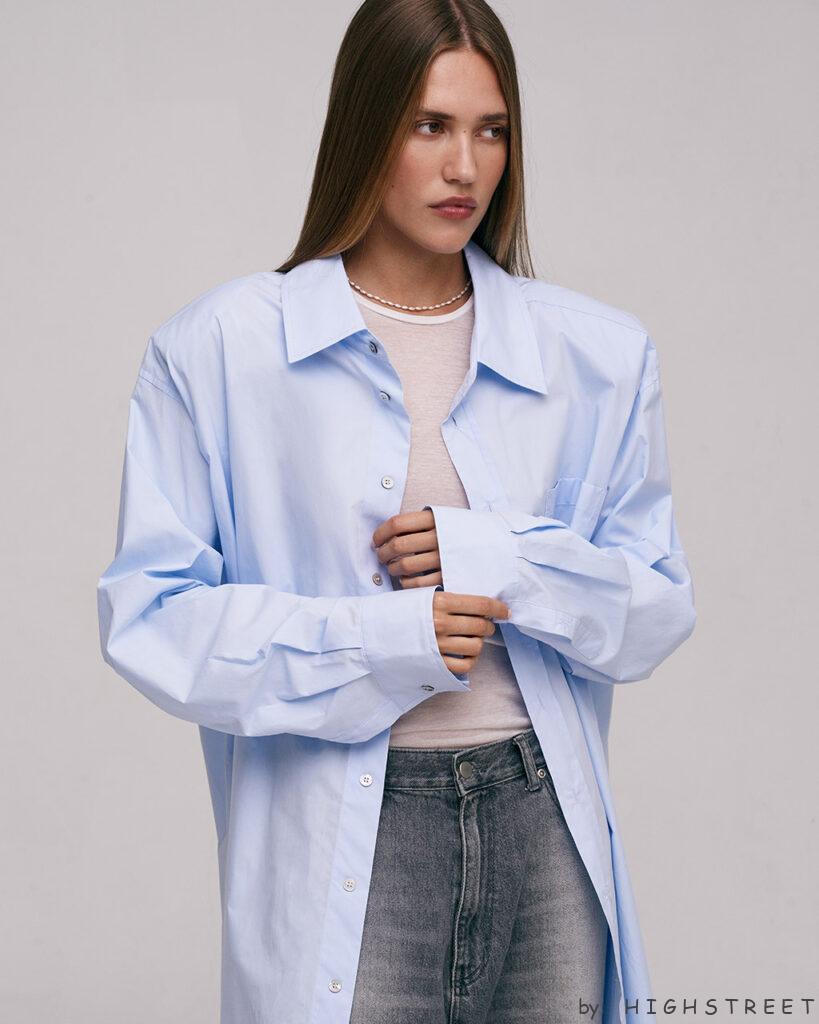 Strong shoulder shirt