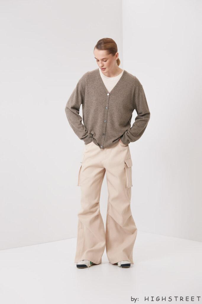 Wool and cashmere cardigan