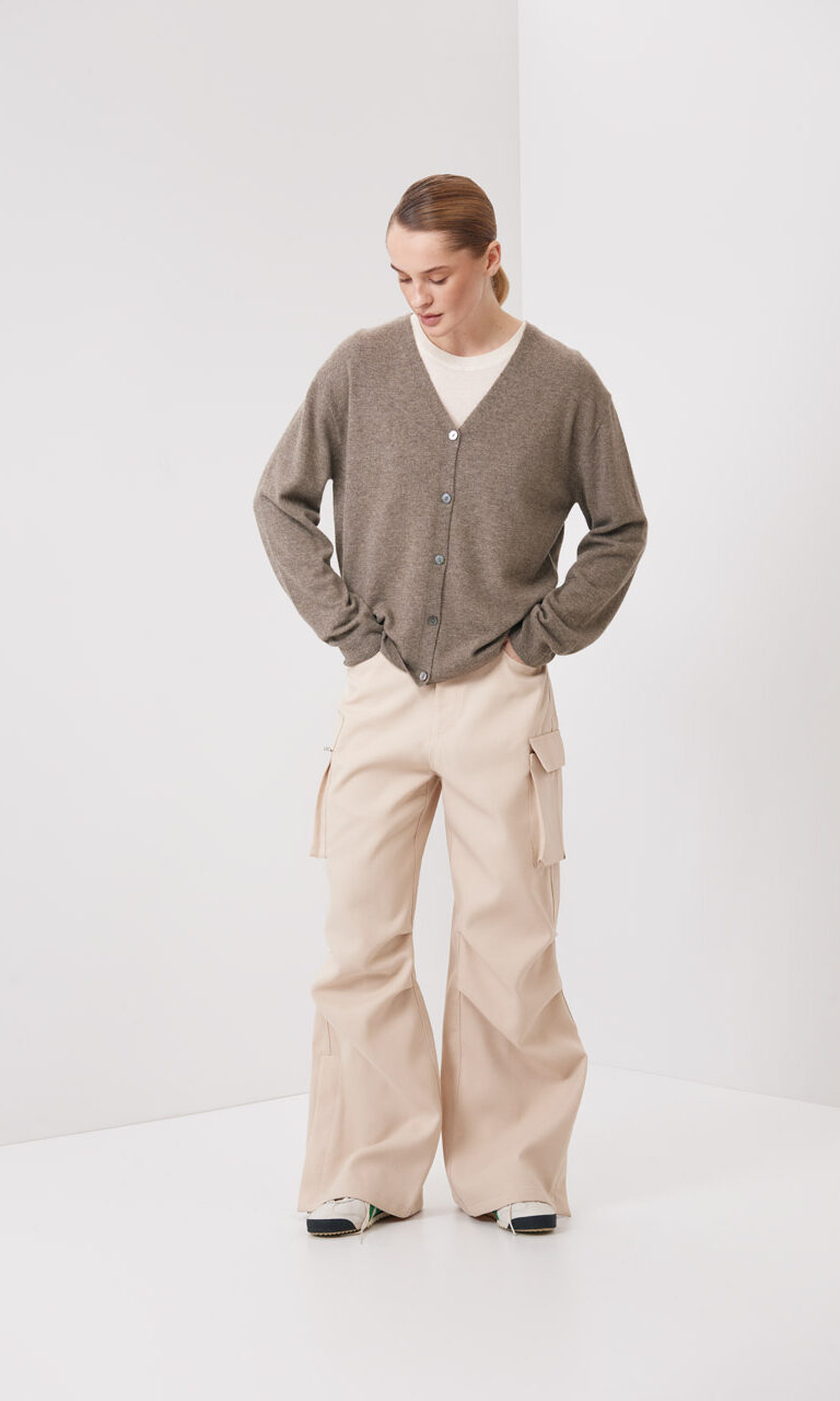 Wool and cashmere cardigan