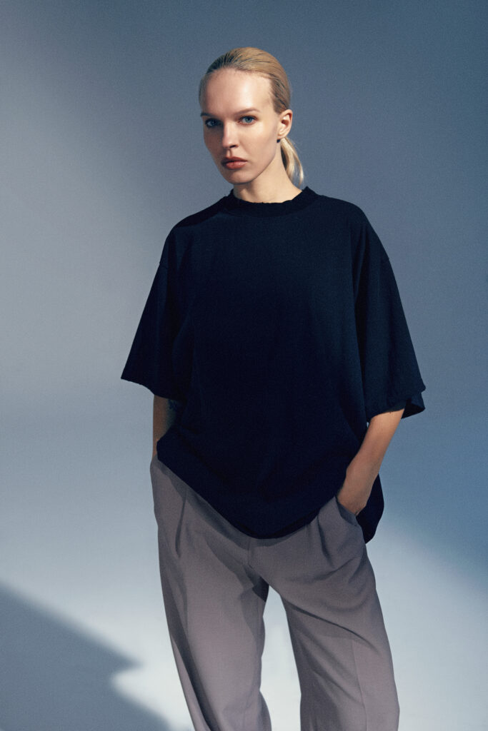 Oversized distressed t-shirt