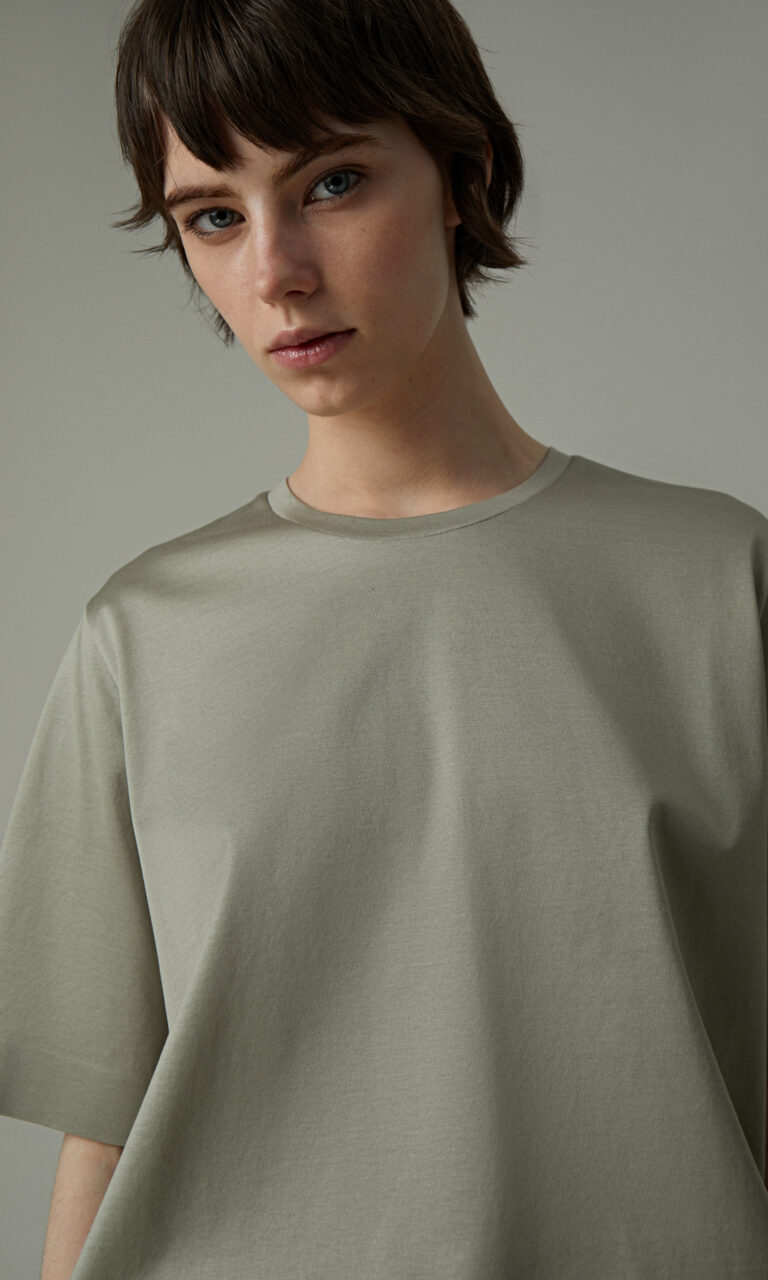 Silky cotton t-shirt