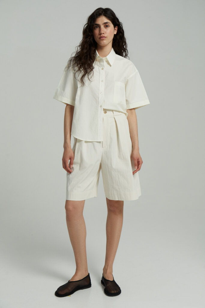 Cotton bermuda shorts