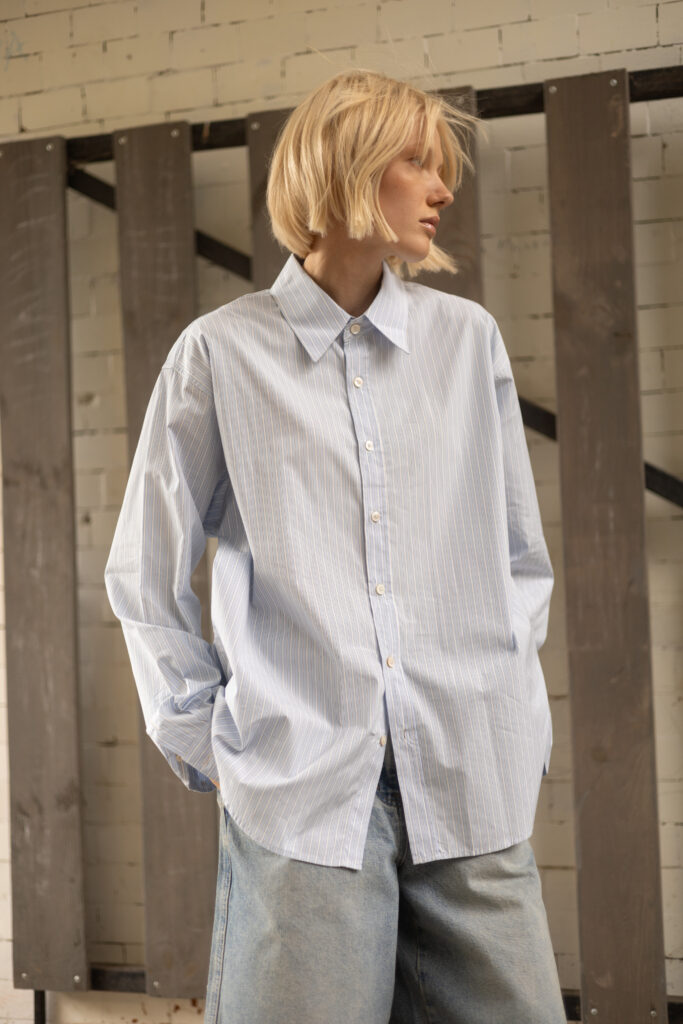 Japanese cotton stripped shirt