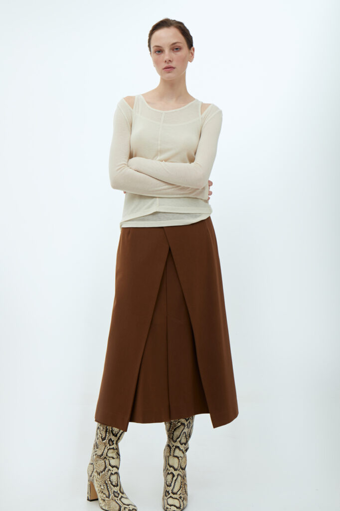 Pleated skirt
