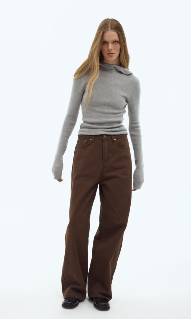 Volume wide-leg jeans