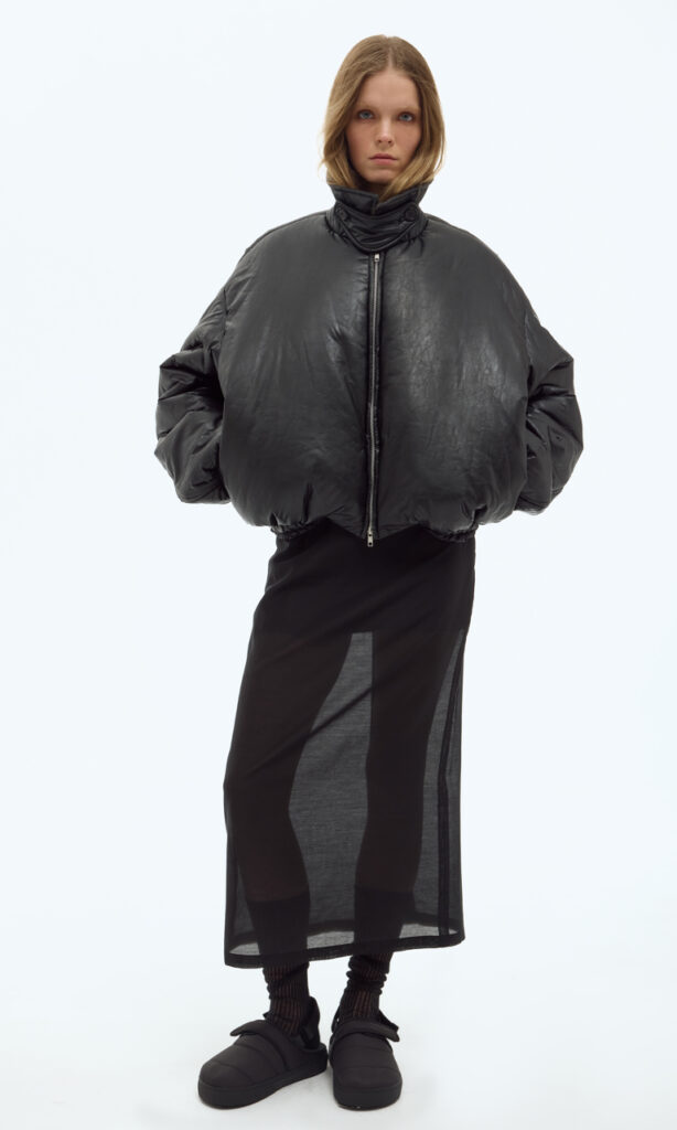 Bomber down jacket