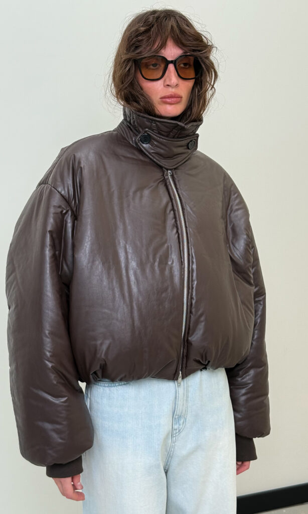 Bomber down jacket