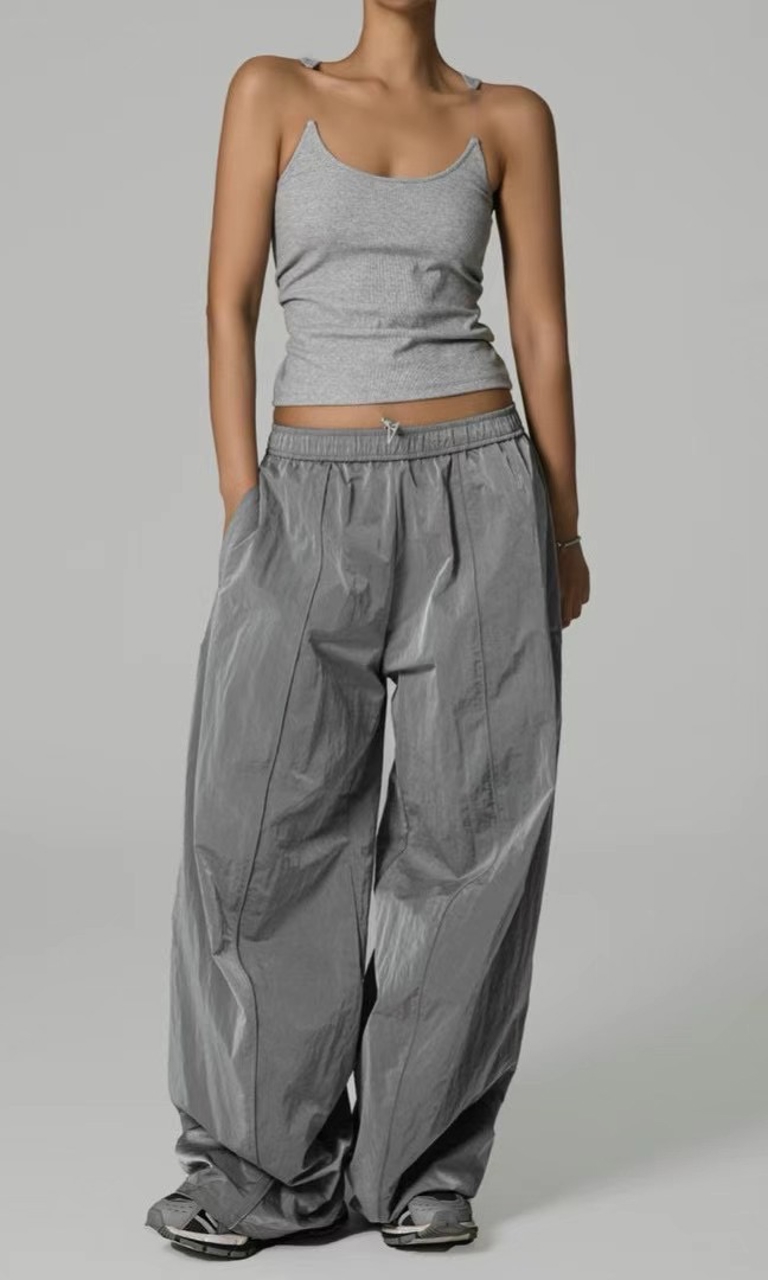 Parachute track pants
