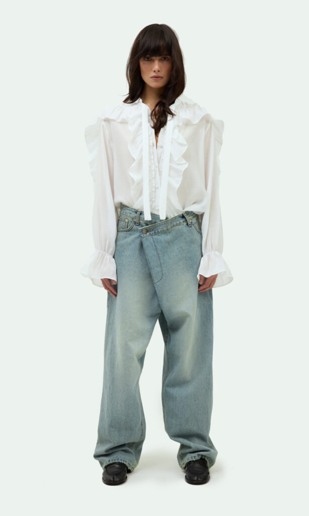 Ruffled blouse