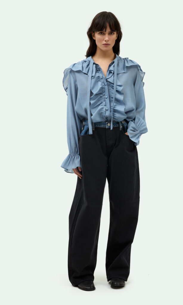 Ruffled blouse