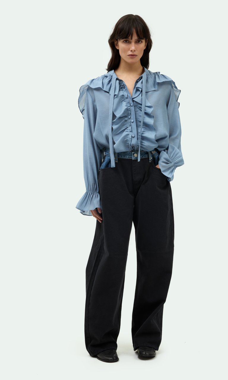 Ruffled blouse