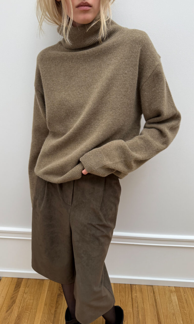 Cashmere blend turtleneck sweater
