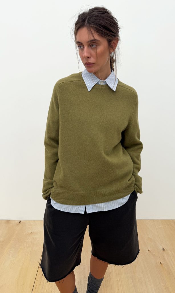 Cachmere blend crewneck sweater